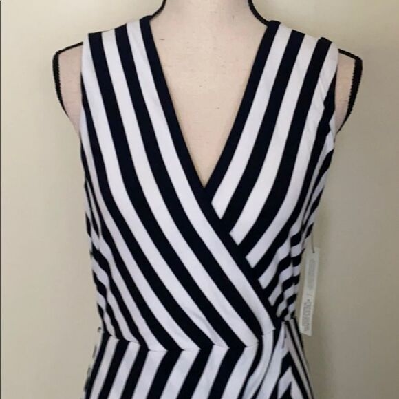 NWT Anthropologie Bailey/44 Wrap Striped Dress M - Picture 3 of 12